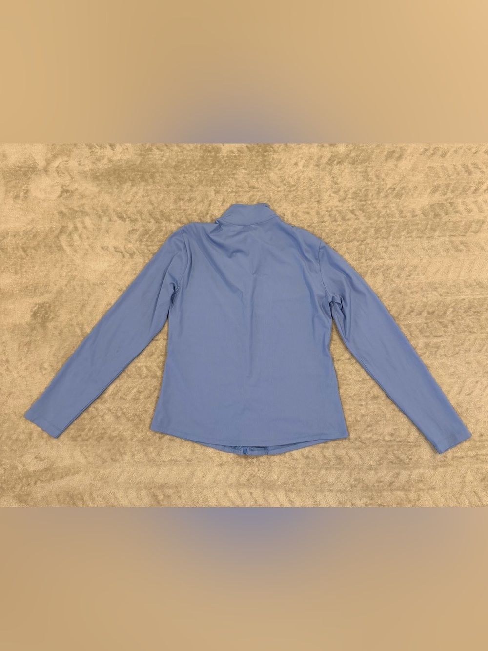 Carve Designs Blue Full Zip Athleisure Jacket Activewear Running Top Size M - Picture 7 of 7